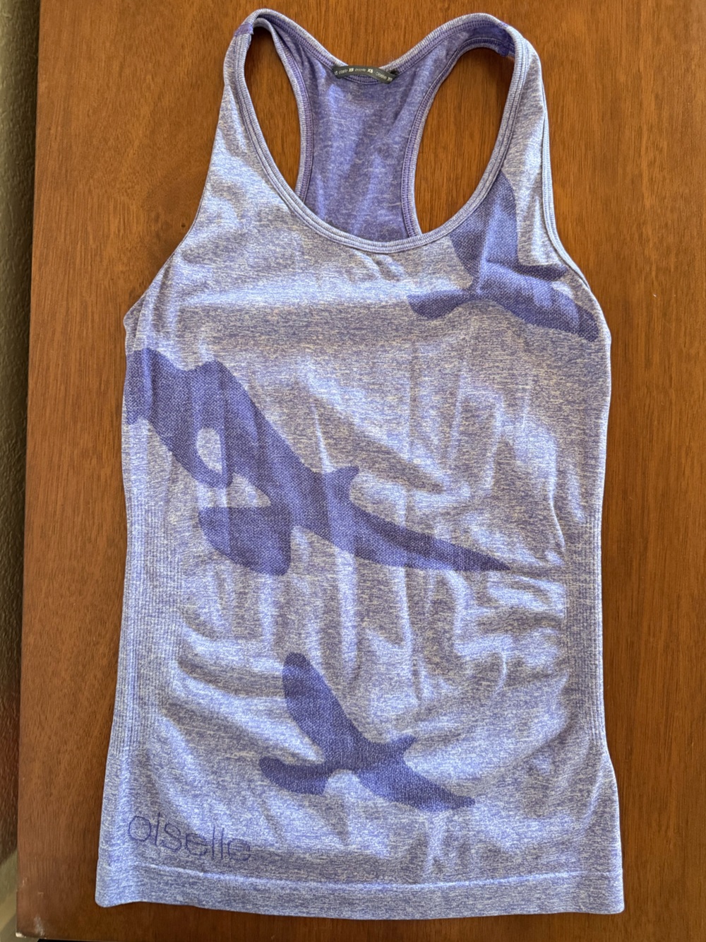 oiselle Purple Racerback Tank Top